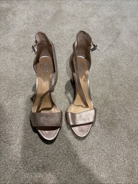 Vince Camuto Metallic Gold Heels